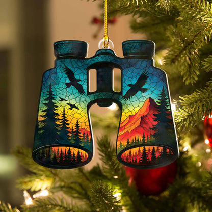 Birdwatching Scenery Ornament