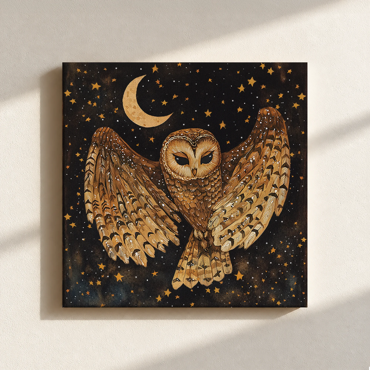 Mystical Owl Canvas Print