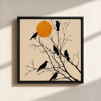 Sunset Murder Canvas Print (Framed)