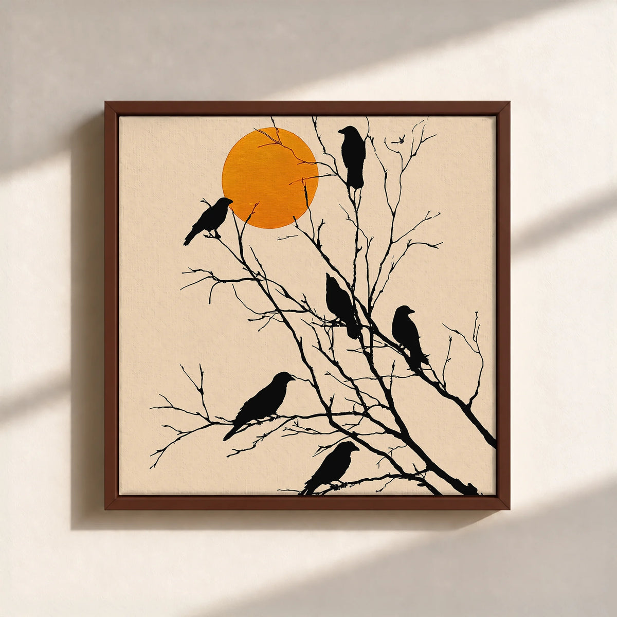 Sunset Murder Canvas Print (Framed)