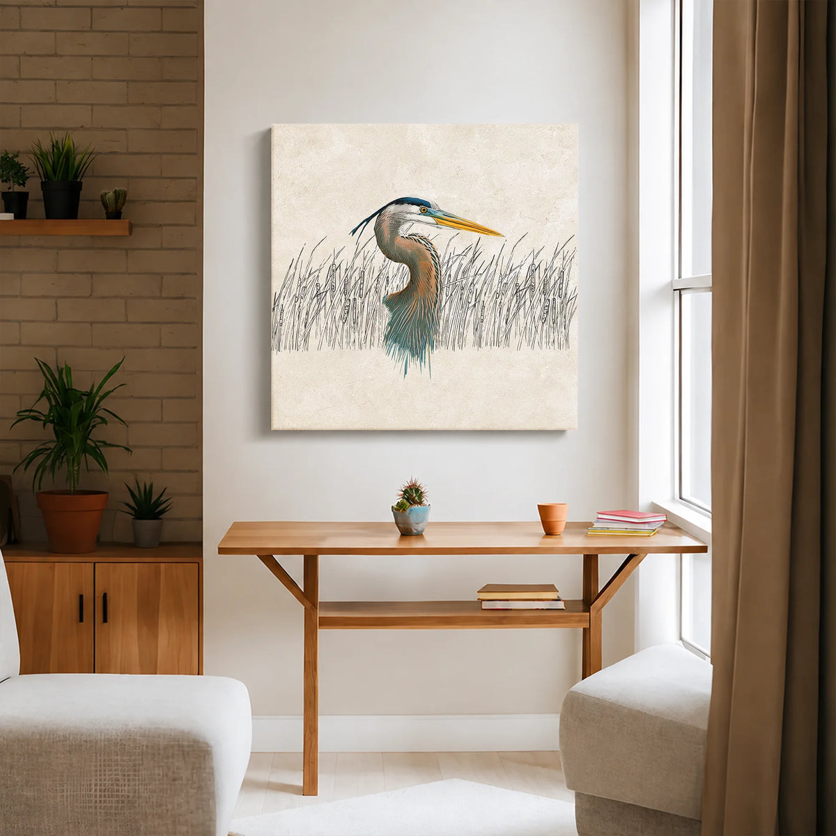 Great Blue Heron Canvas Print