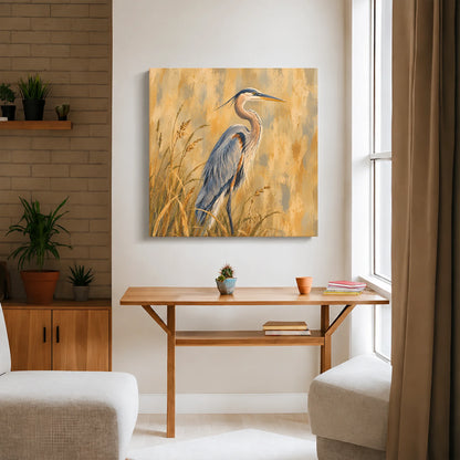 The Great Blue Heron Canvas Print