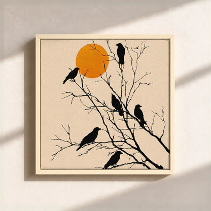 Sunset Murder Canvas Print (Framed)