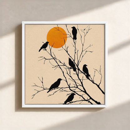 Sunset Murder Canvas Print (Framed)