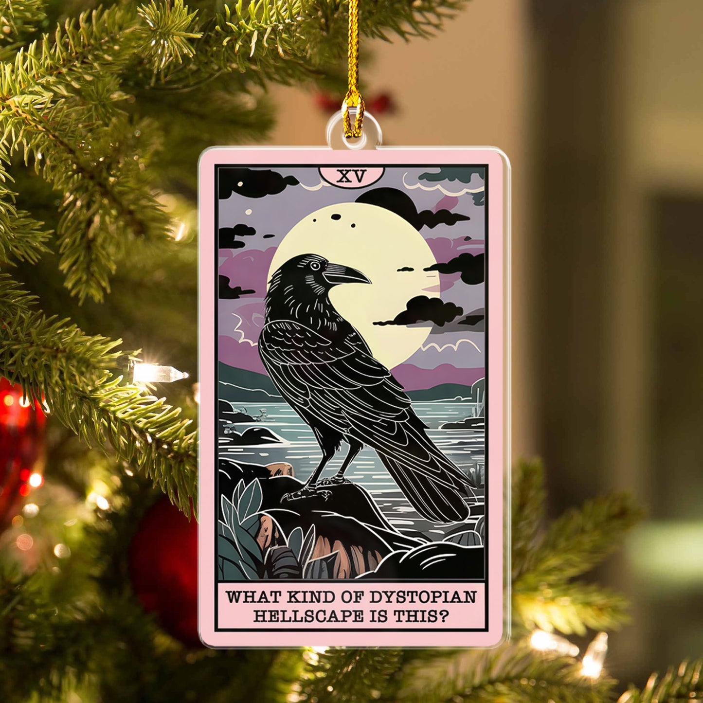 Hellscape Raven Ornament