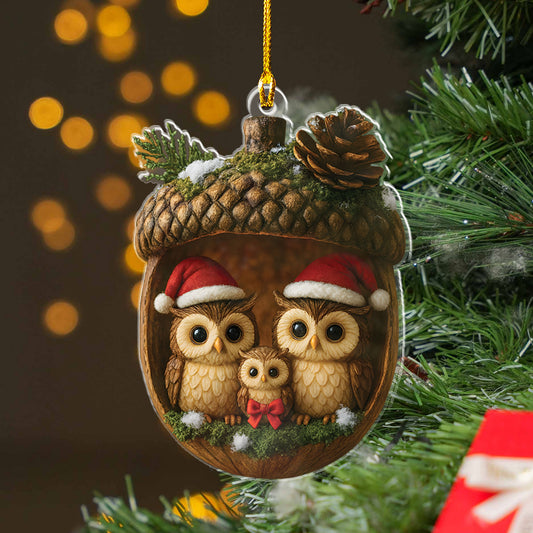 Owl Family Ornament