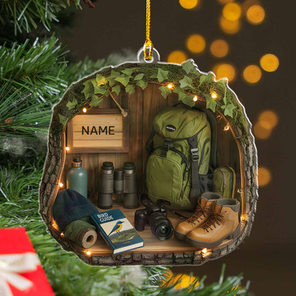 Birdwatching Gears Ornament