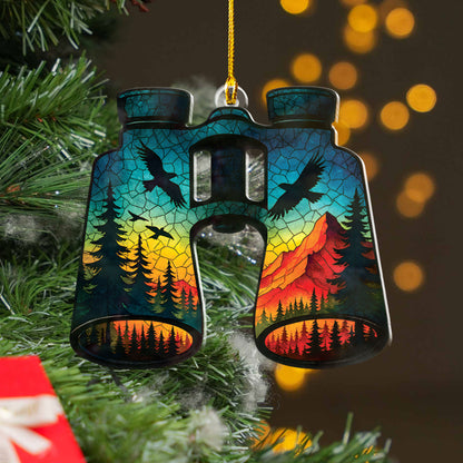 Birdwatching Scenery Ornament