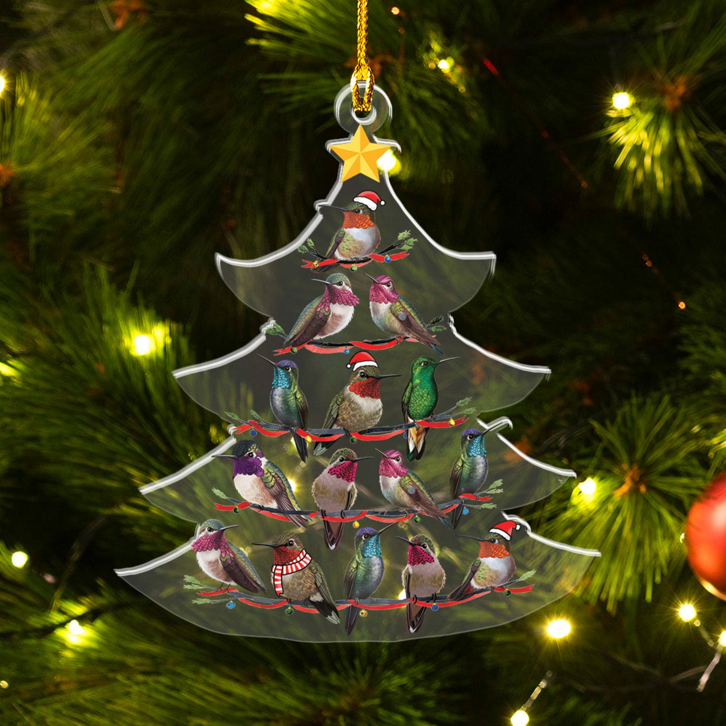 Hummingbird Tree Ornament