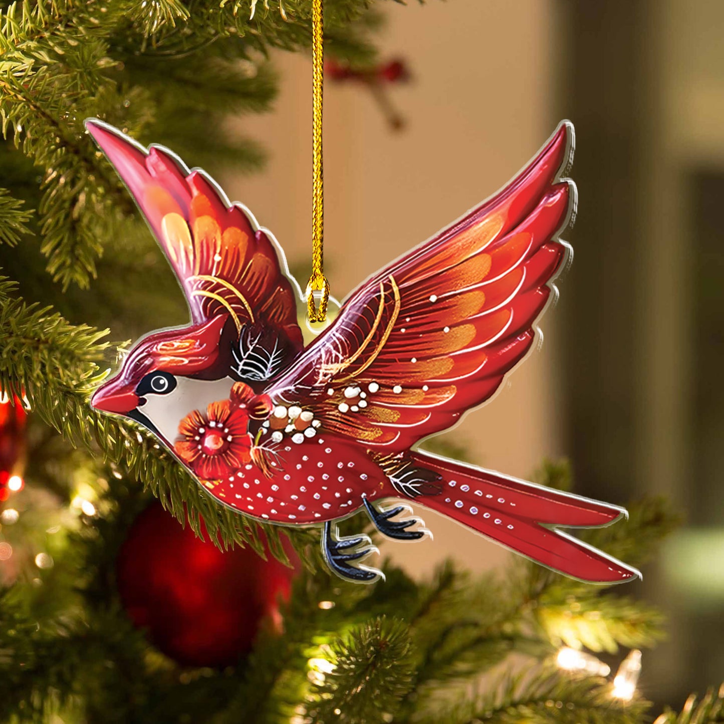 Cardinal Ornament