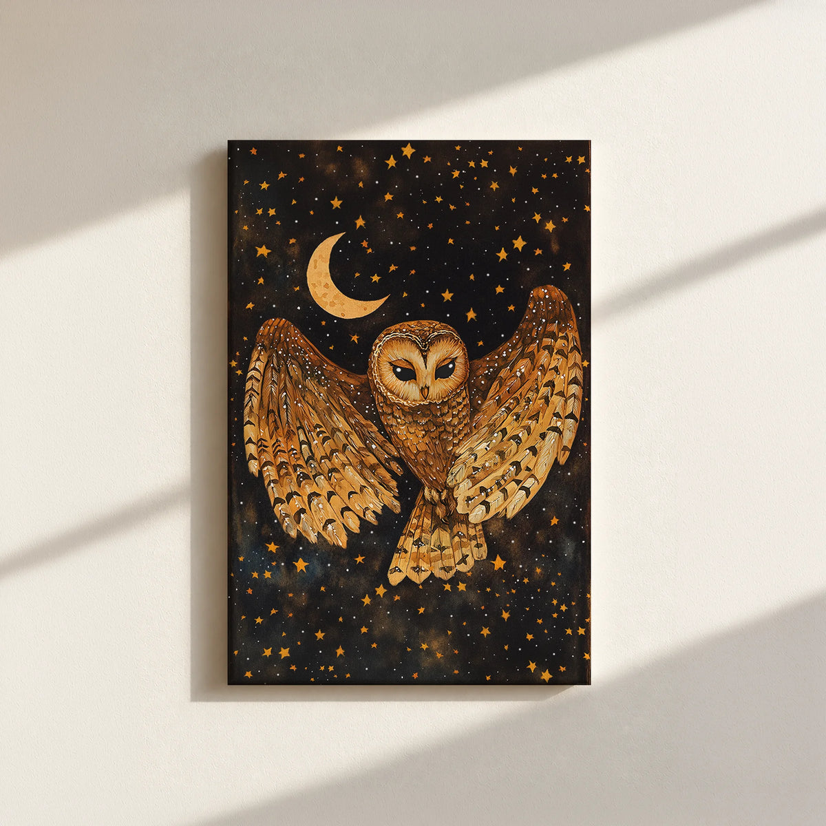 Mystical Owl Canvas Print