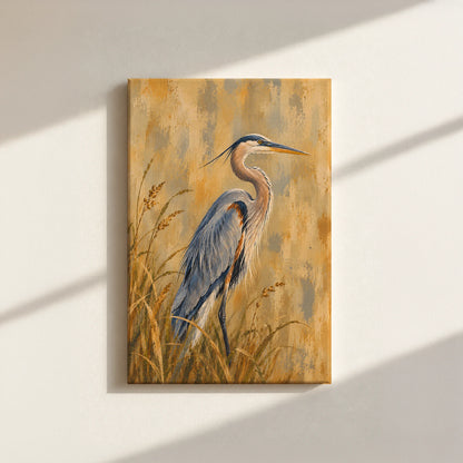 The Great Blue Heron Canvas Print
