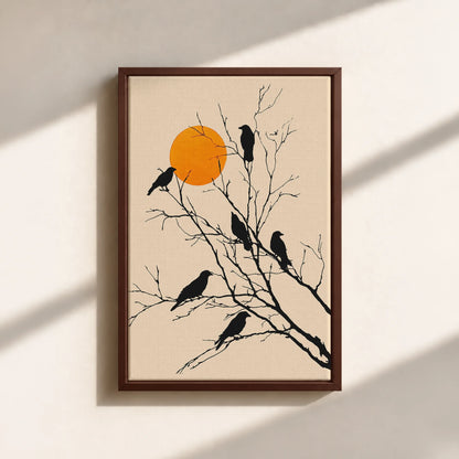Sunset Murder Canvas Print (Framed)