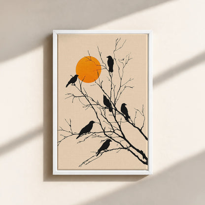 Sunset Murder Canvas Print (Framed)
