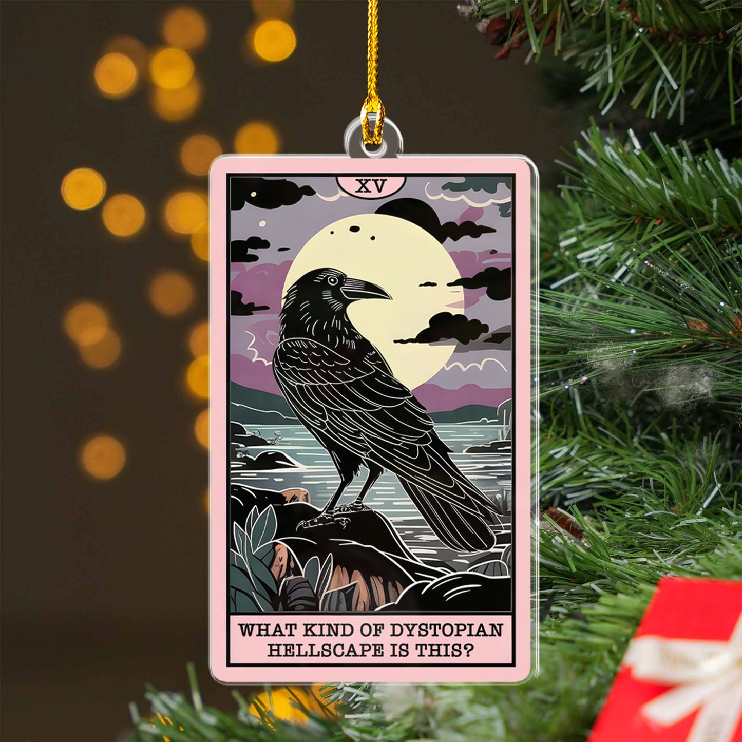 Hellscape Raven Ornament