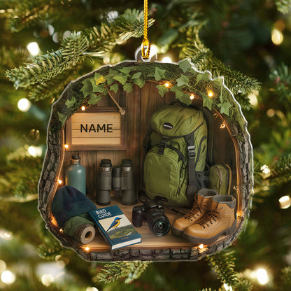 Birdwatching Gears Ornament