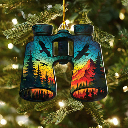 Birdwatching Scenery Ornament