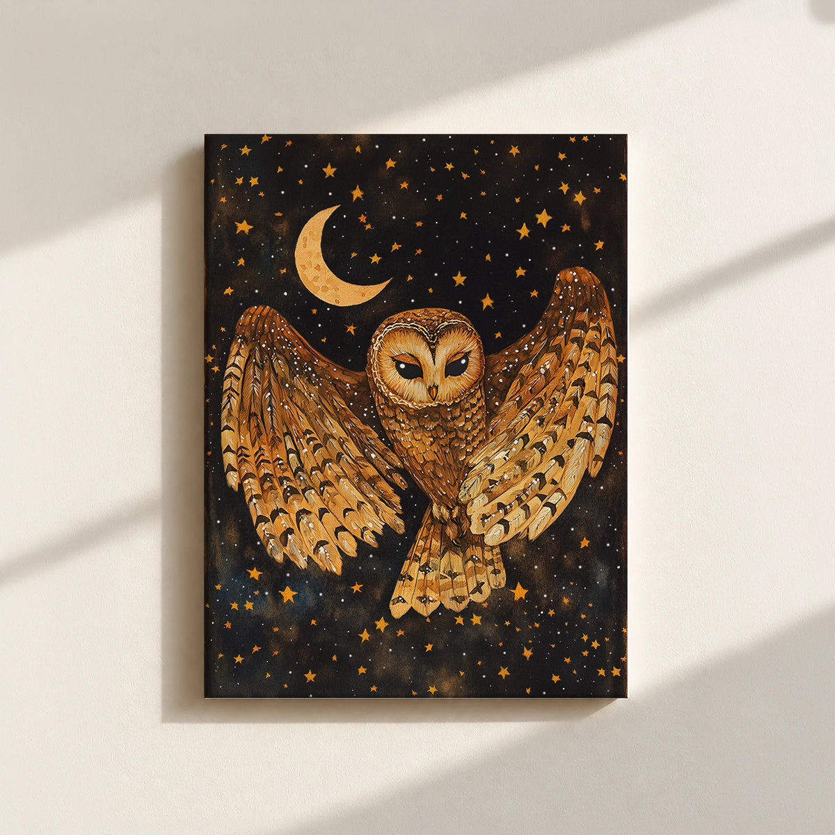 Mystical Owl Canvas Print