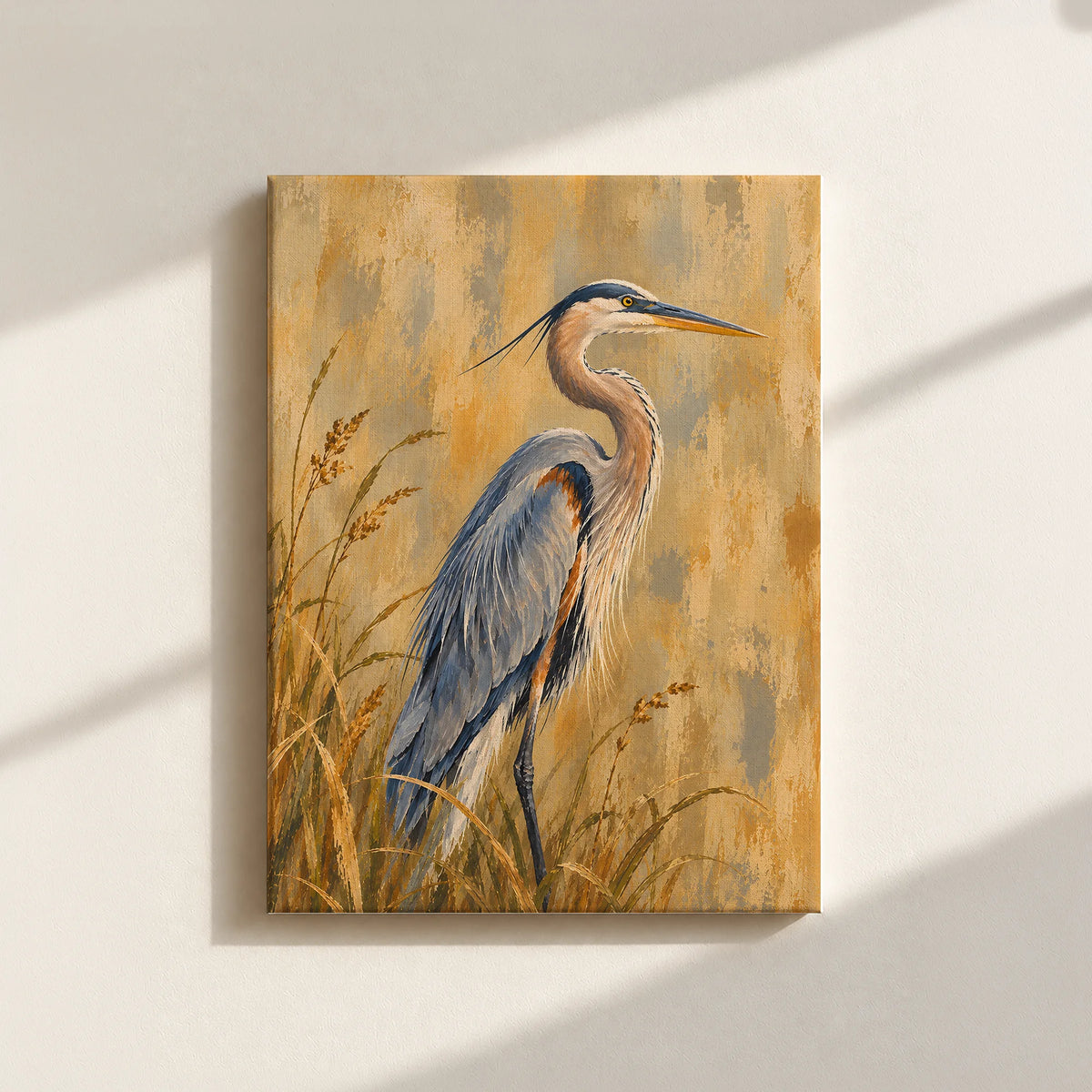 The Great Blue Heron Canvas Print