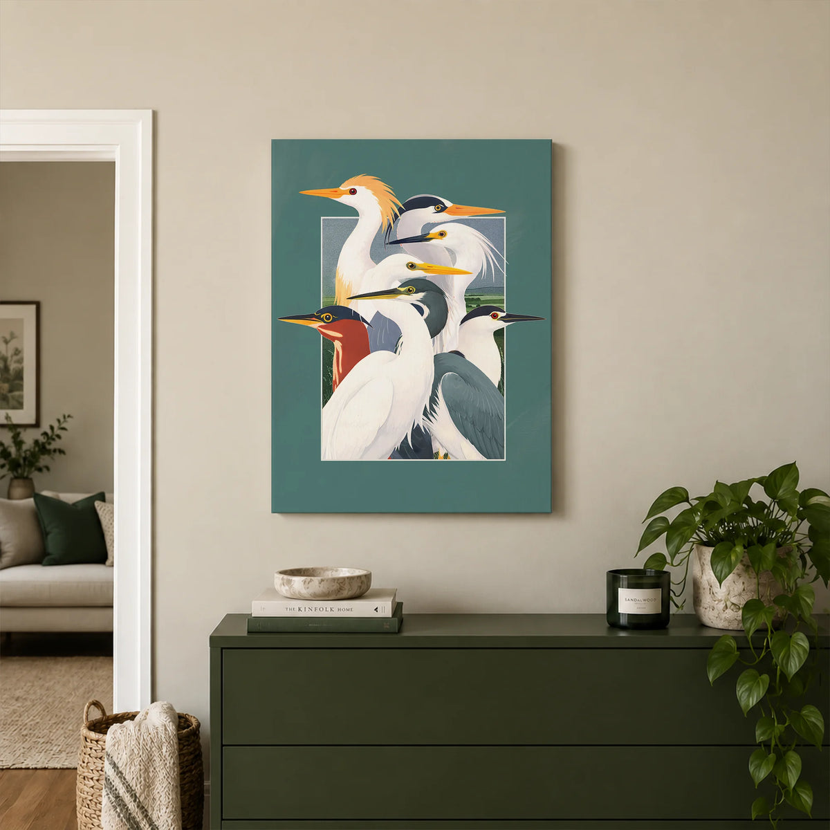 Wetland Assembly Canvas Print