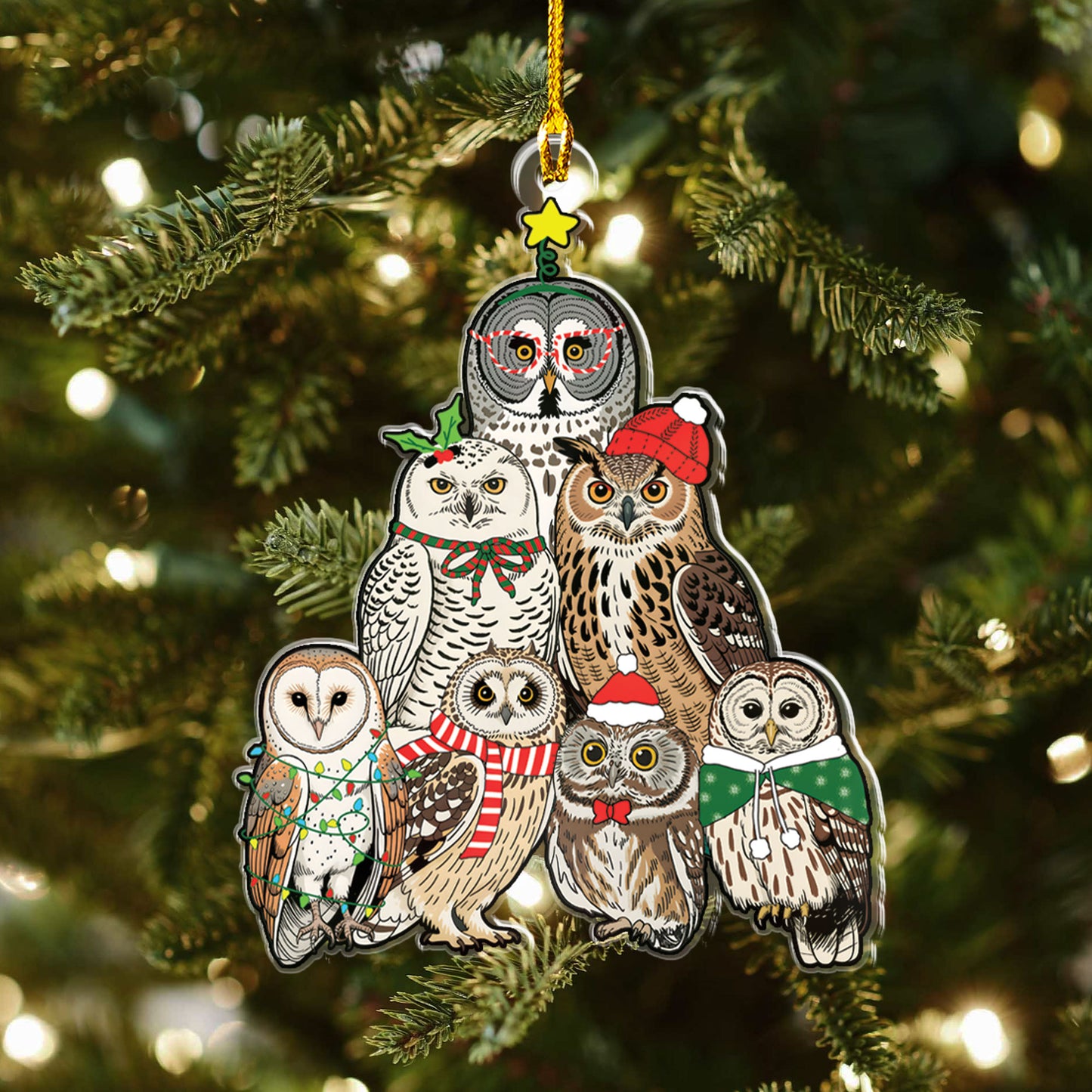 Owl Noel Tree Ornament