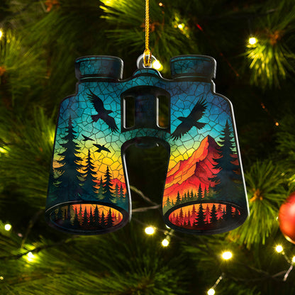 Birdwatching Scenery Ornament