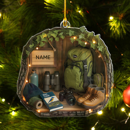 Birdwatching Gears Ornament