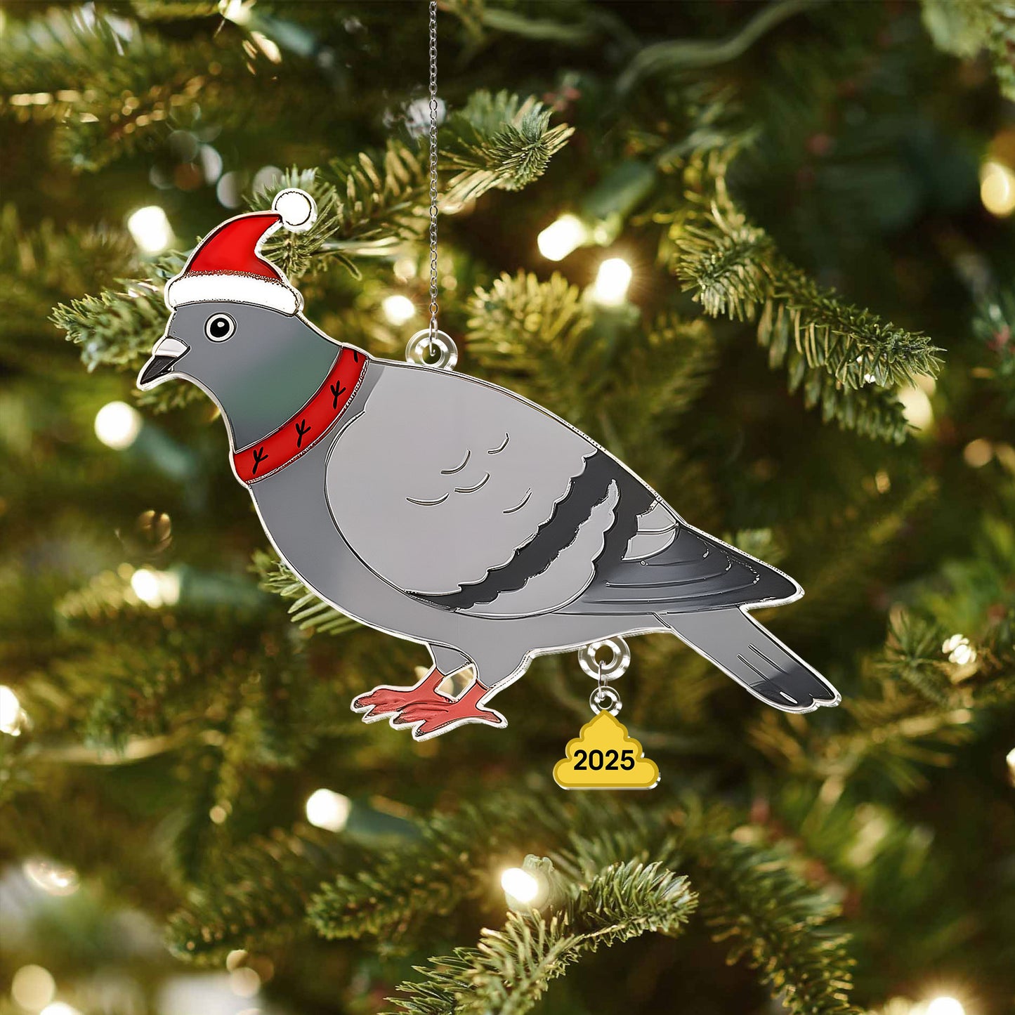 Pigeon Poop Ornament