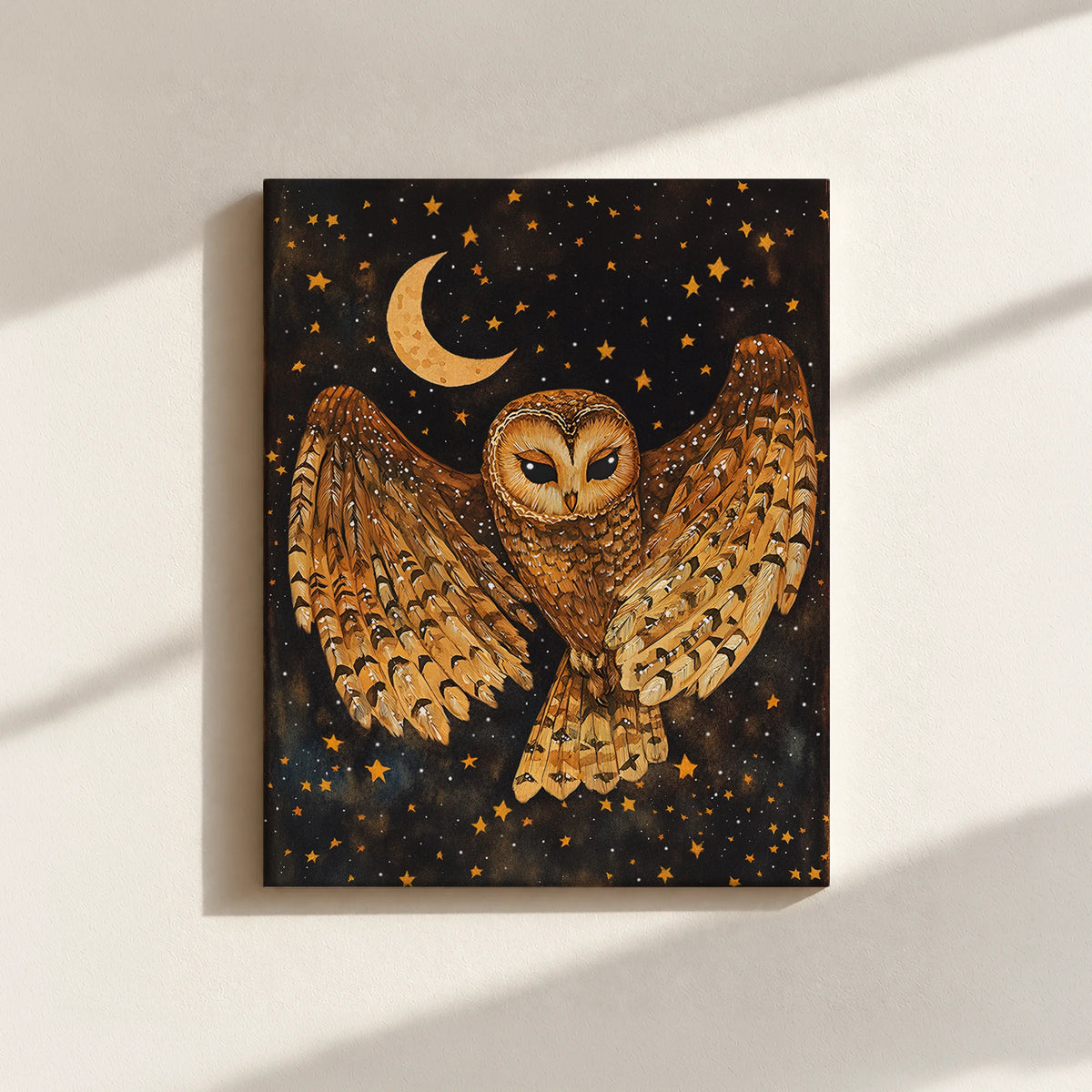 Mystical Owl Canvas Print