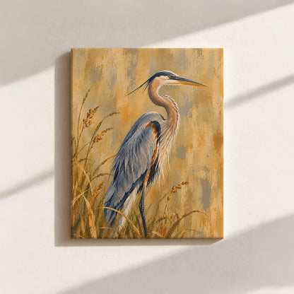 The Great Blue Heron Canvas Print