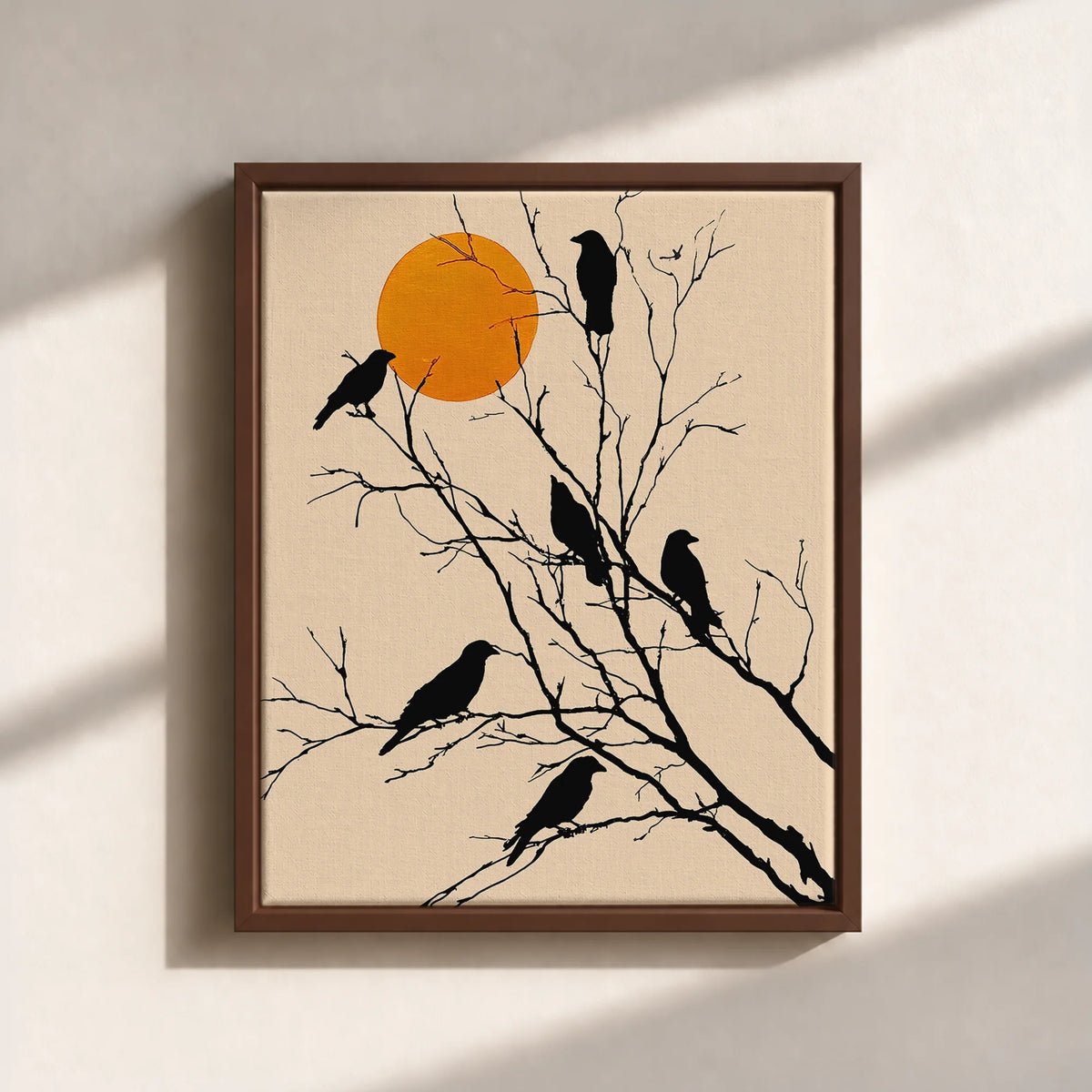 Sunset Murder Canvas Print (Framed)