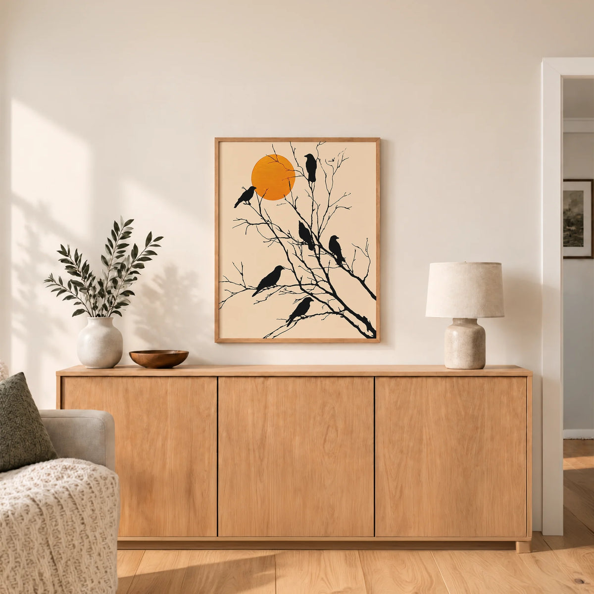 Sunset Murder Canvas Print (Framed)