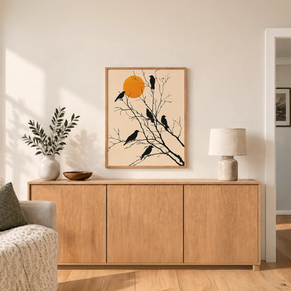 Sunset Murder Canvas Print (Framed)