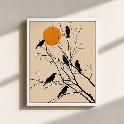 Sunset Murder Canvas Print (Framed)