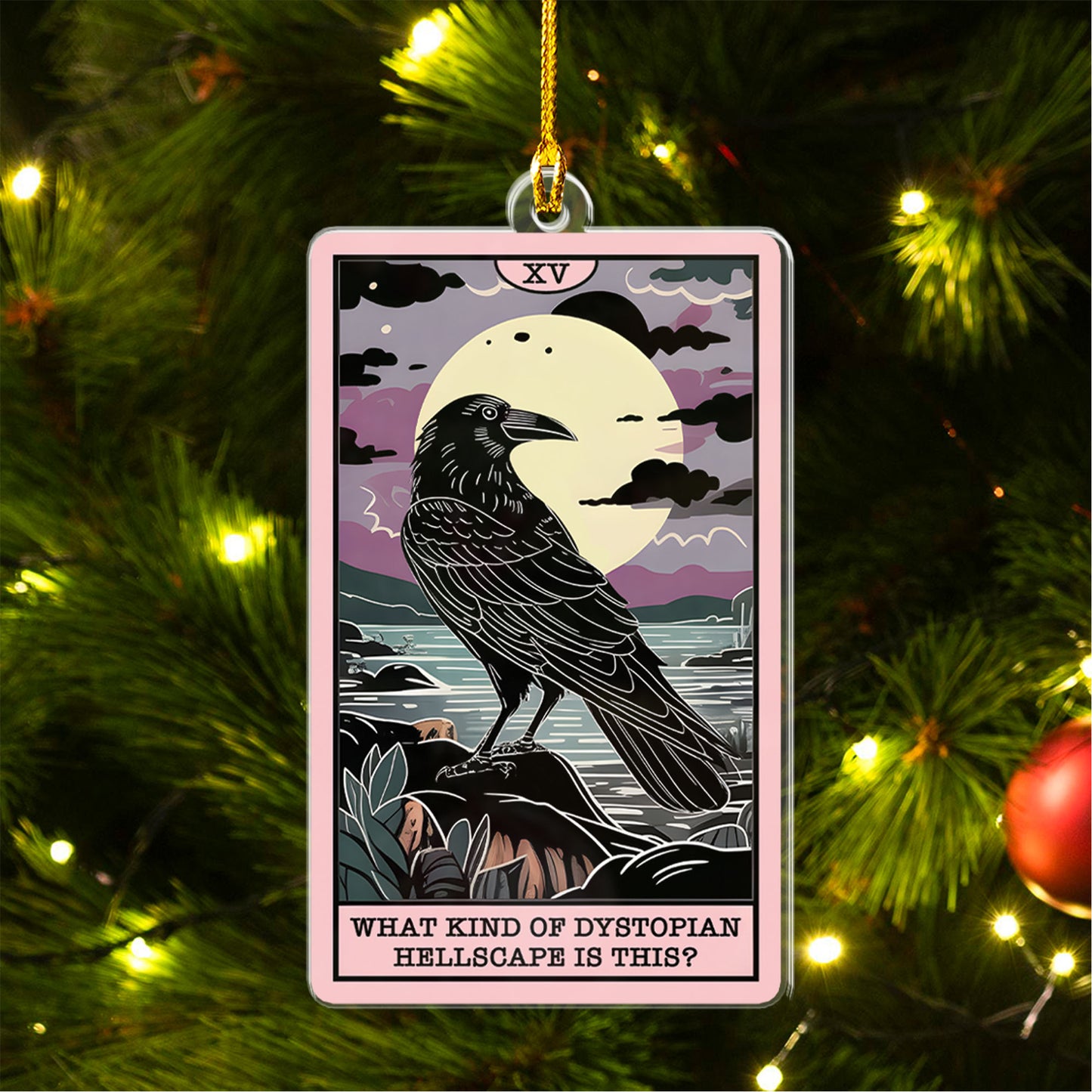 Hellscape Raven Ornament