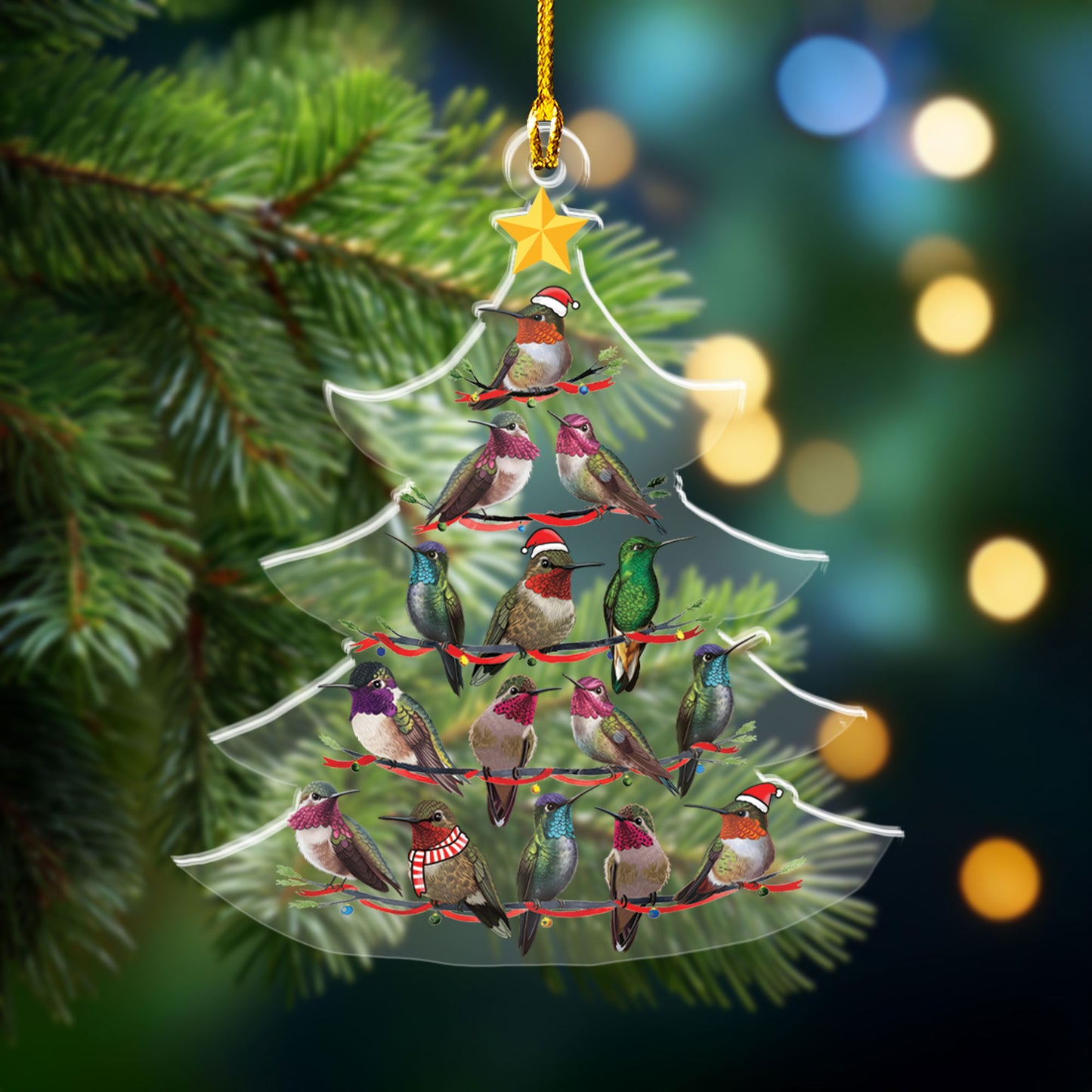 Hummingbird Tree Ornament