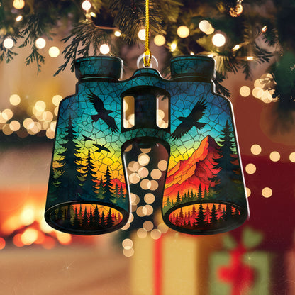 Birdwatching Scenery Ornament