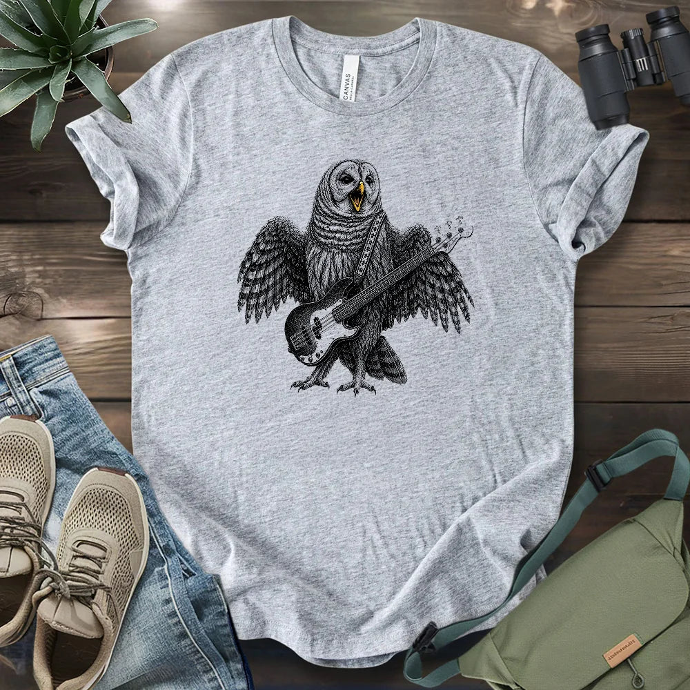 Barred Owl Rock T-shirt