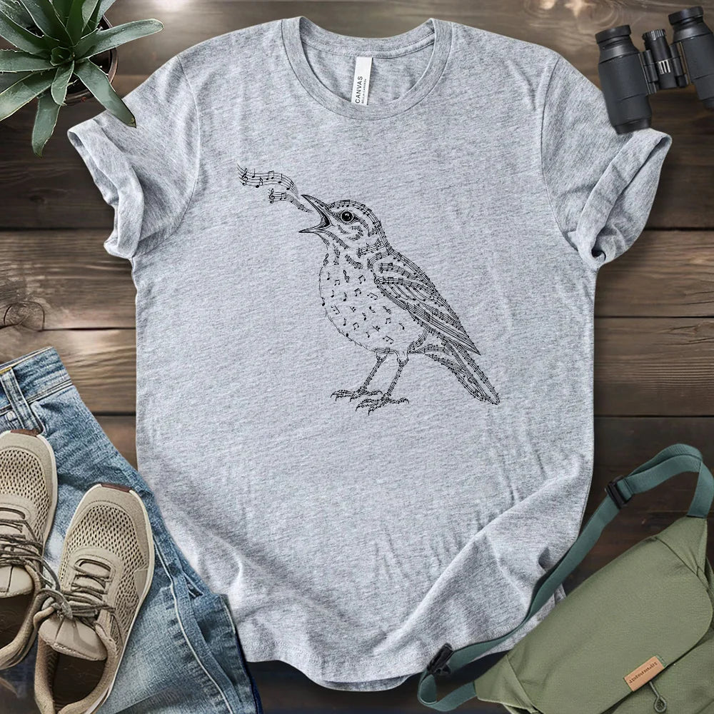 Bird Made Of Music T-shirt