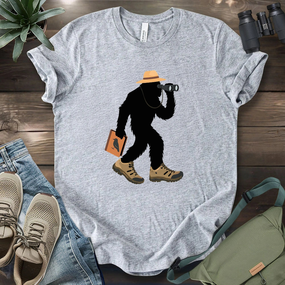 Bird Watching Bigfoot T-shirt