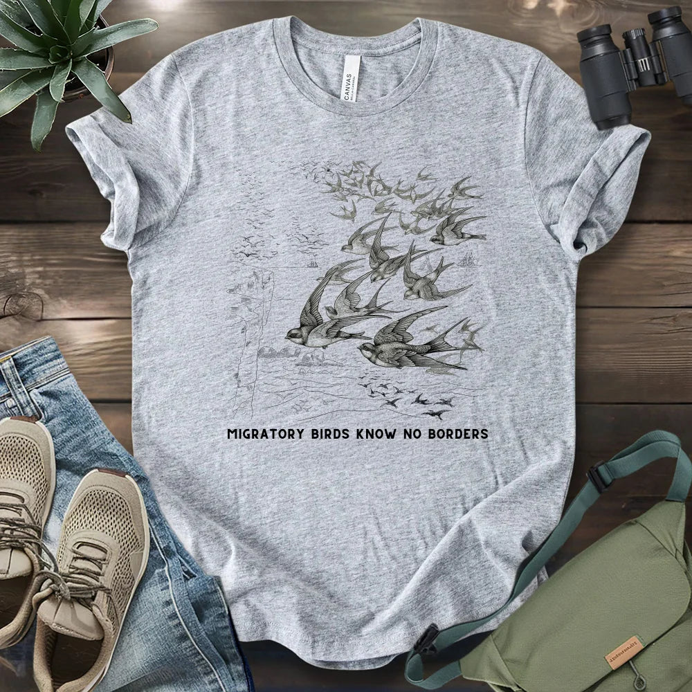 Birds Know No Border T-shirt