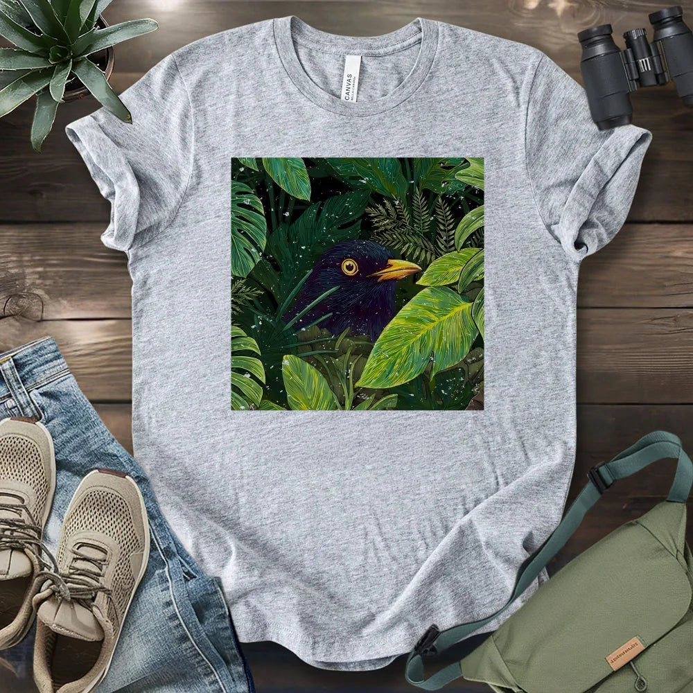 Blackbird In The Forest T-shirt