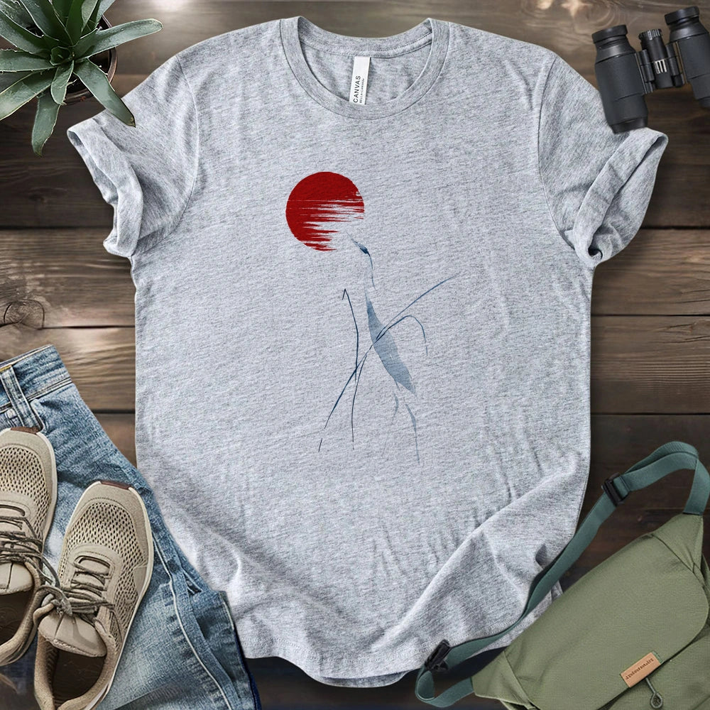 Crane Of The Dawn T-shirt