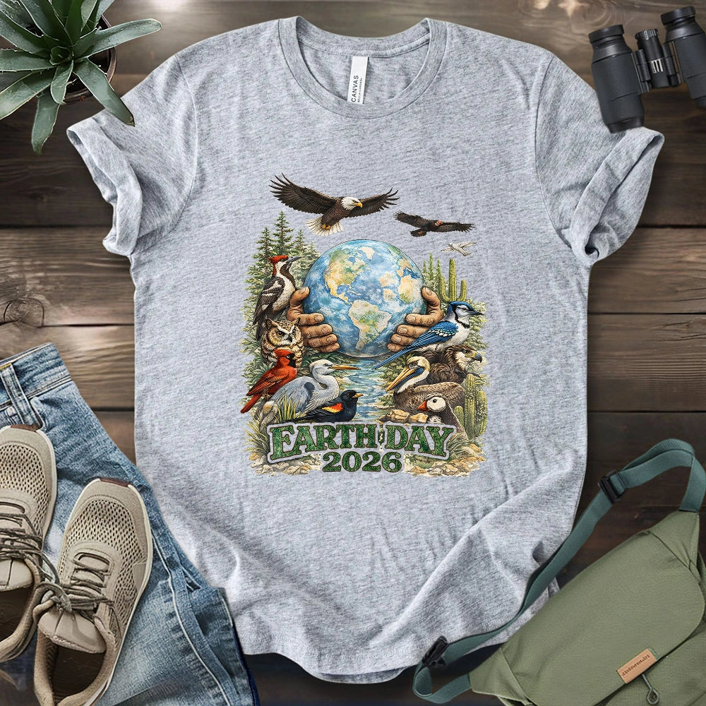 Earth Full Of Birds T-shirt