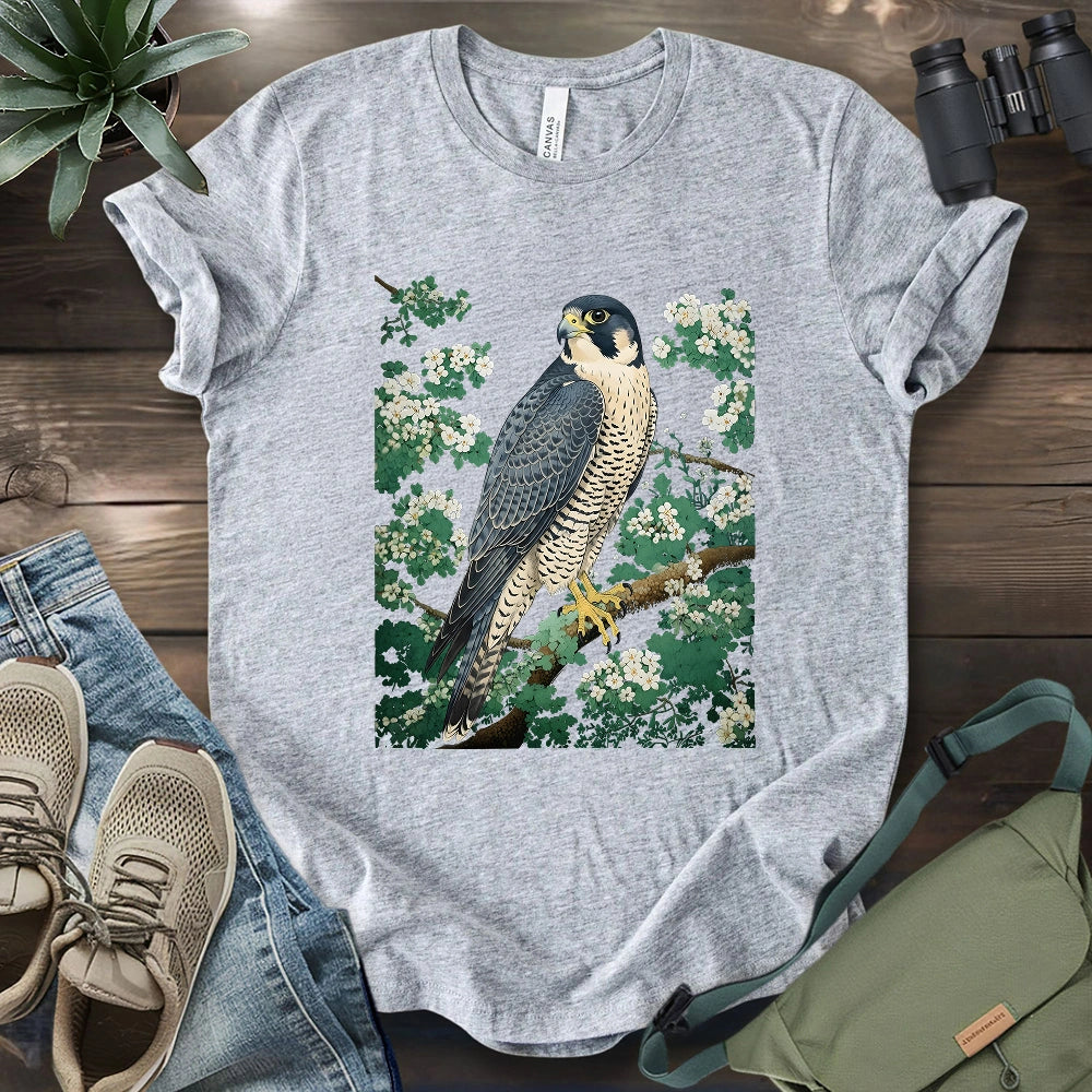 Falcon In Bloom T-shirt