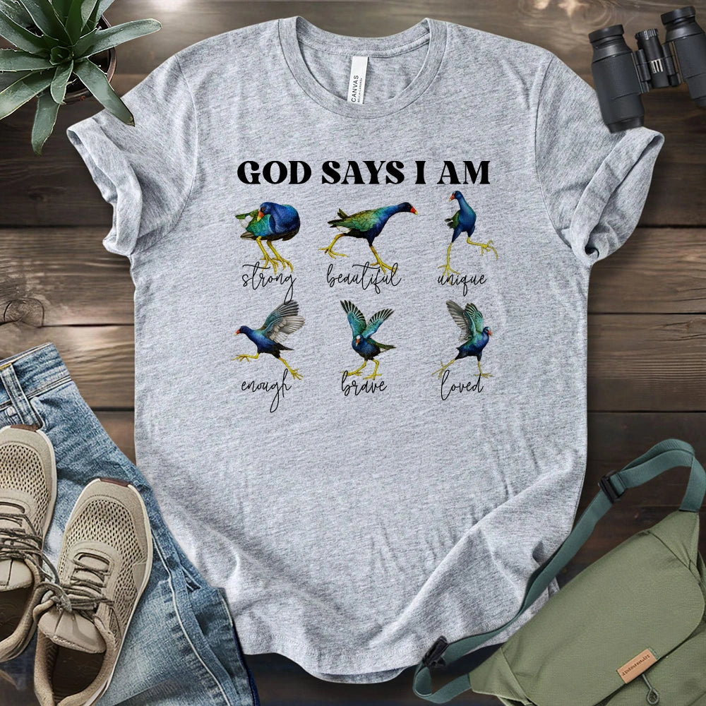 God Says I Am Wonderful T-shirt