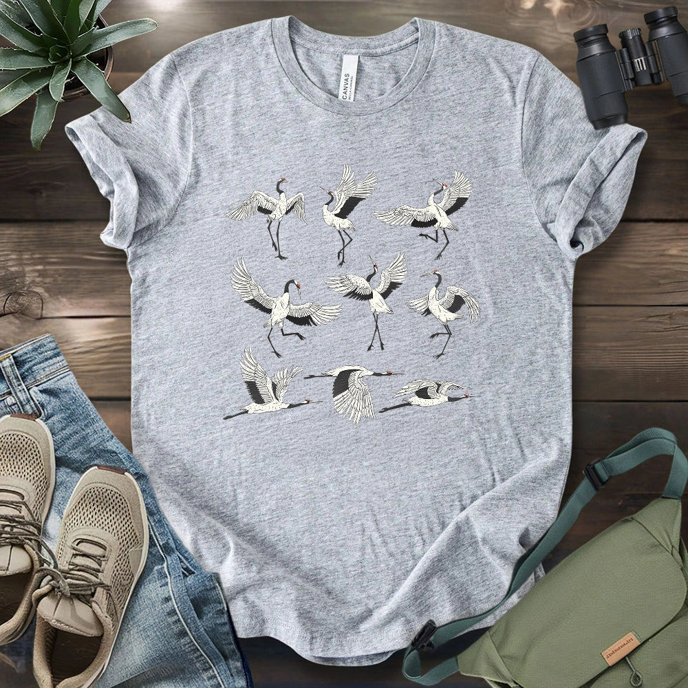 Graceful Cranes T-shirt