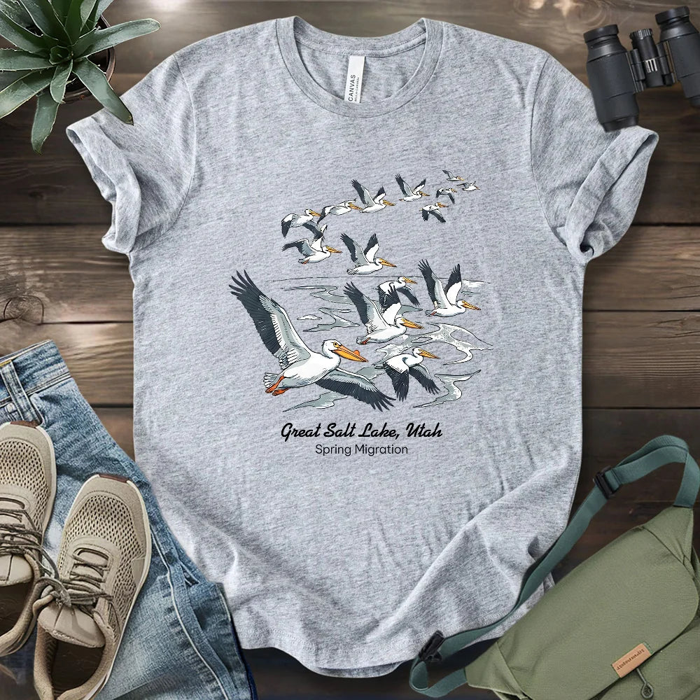 Great Salt Lake In Spring T-shirt