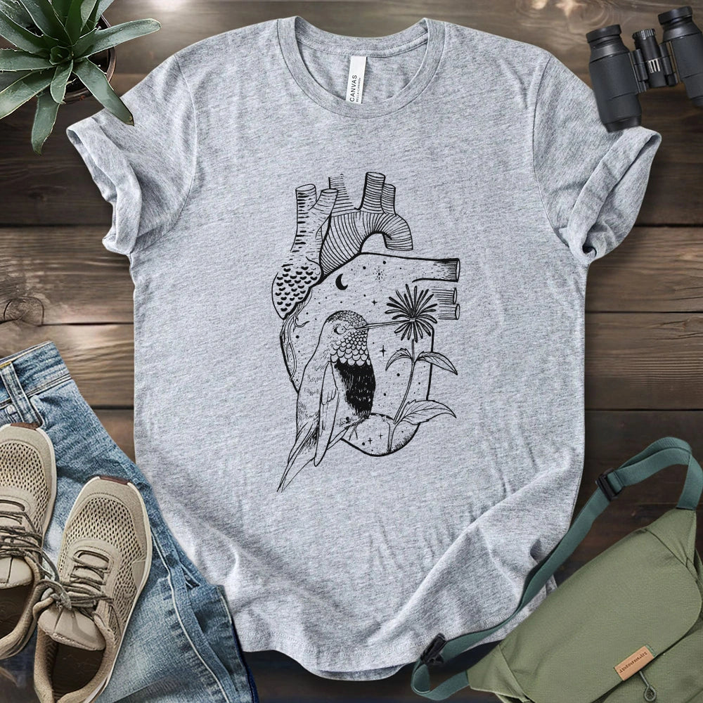 Heart Full of a Hummingbird T-shirt