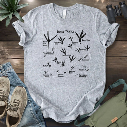 ID Bird Footprints T-shirt